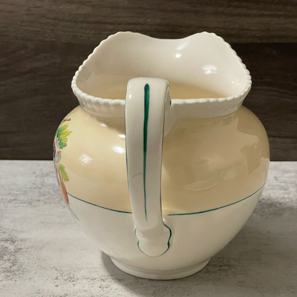 Vintage Johnson Brothers California Fruit 40 oz Beige Pitcher England c.1930 - Picture 4 of 9